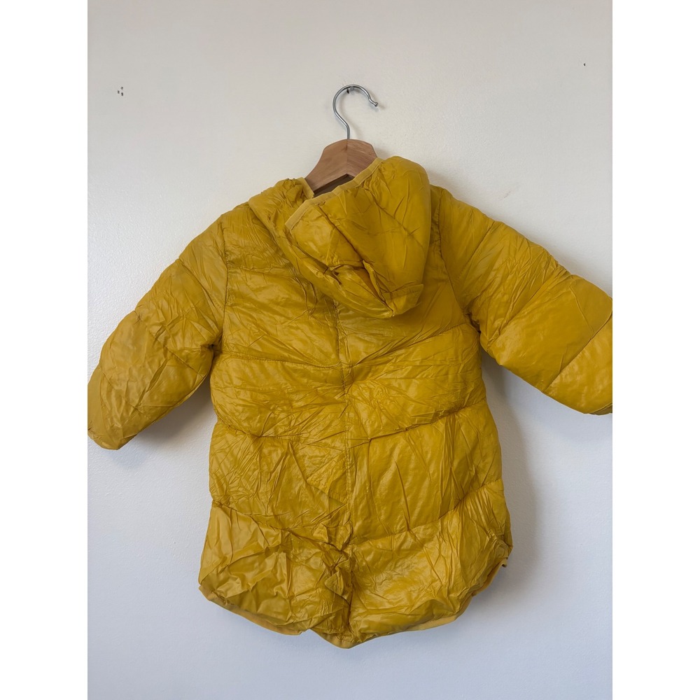 Hileelang Kids Yellow Dinosaur Puffer Coat – Size 100 (Approx. 3–4 Years) - Picture 5 of 7